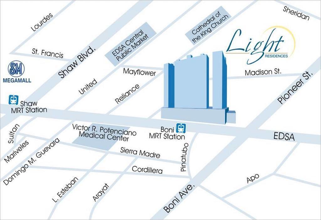 Sm Light Residence - 1Br Condo With Balcony Ff Манила Экстерьер фото